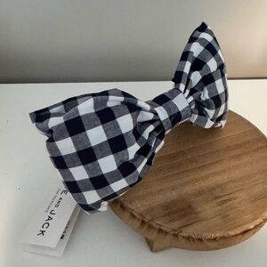 Janie and Jack White & Blue Bow Headband